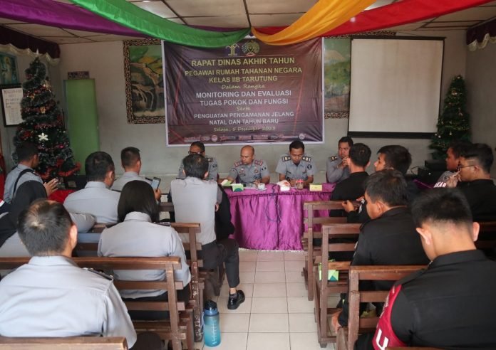 Rutan Tarutung Evaluasi Kinerja 2023 Dan Susun Rencana Kerja 2024