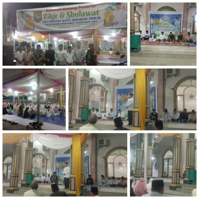 Sambut Tahun Baru 2024, Kecamatan Kota Kisaran Timur Adakan Zikir dan Sholawat