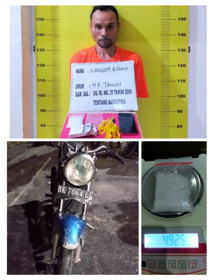 Satnarkoba Polres Labusel Kembali Berhasil Ungkap Kasus Narkotika di Desa Sisumut – Kotapinang