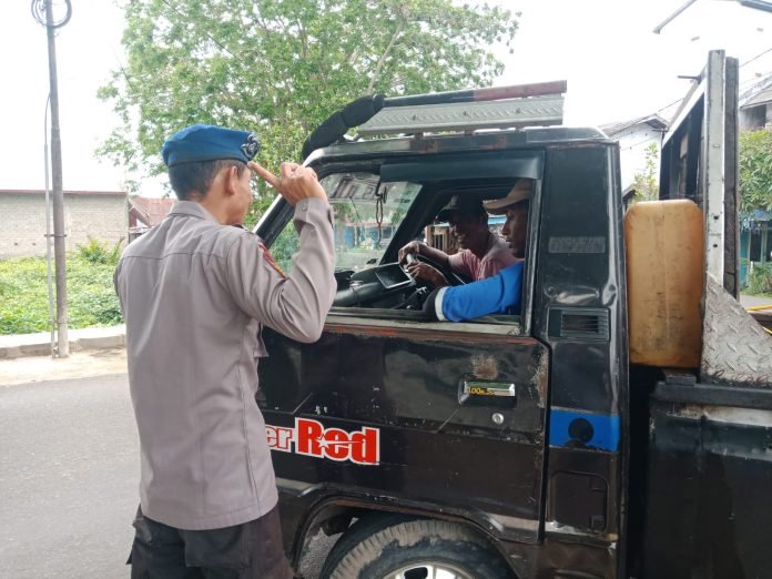 Satpolairud Polres Seruyan Ingatkan Masyarakat Bersama Jaga Kamtibmas 1