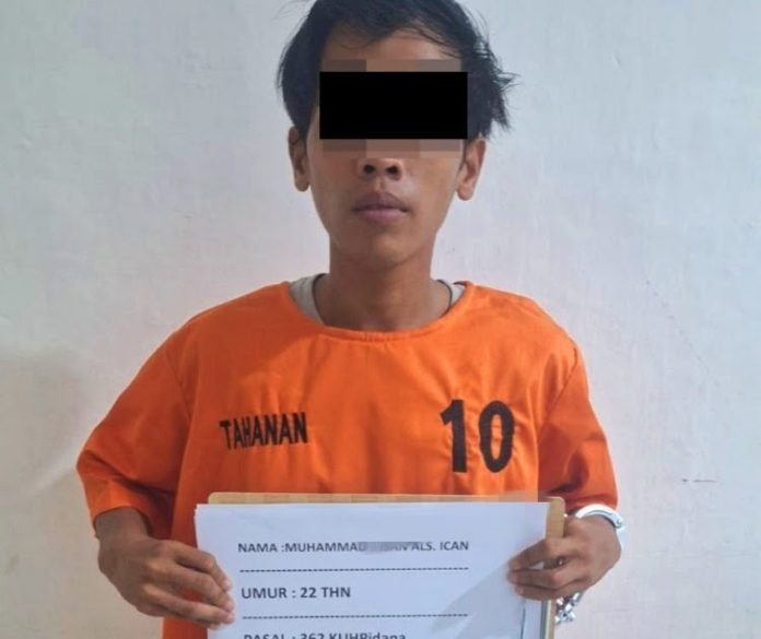 Satreskrim Polres P. Siantar Tangkap ICAN Pencuri Uang Rp.15 Juta