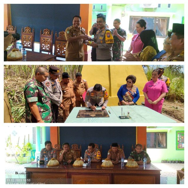 Setelah 2 kali Gagal Akhirnya Pengeboran di Desa Babakan Berhasil dan di Resmikan Oleh Kapolres