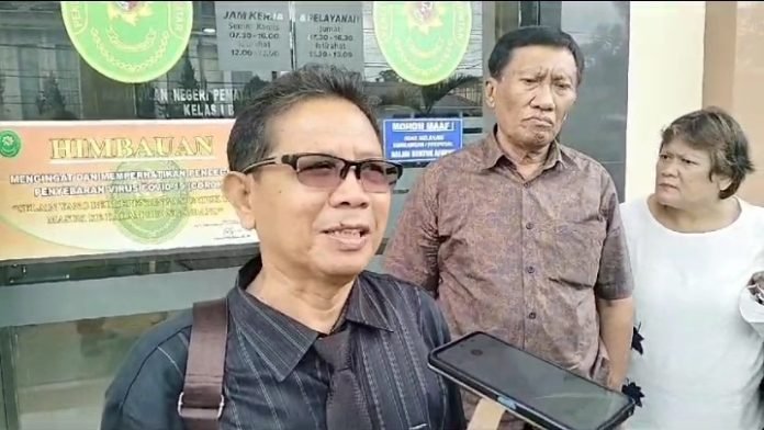 Sidang Gugatan RE Siahaan di PN Siantar, Eksepsi KPK Tidak Beralasan