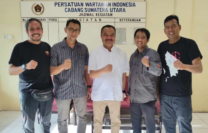 Silaturahmi dan Kolaborasi PFI Medan-PWI Sumut