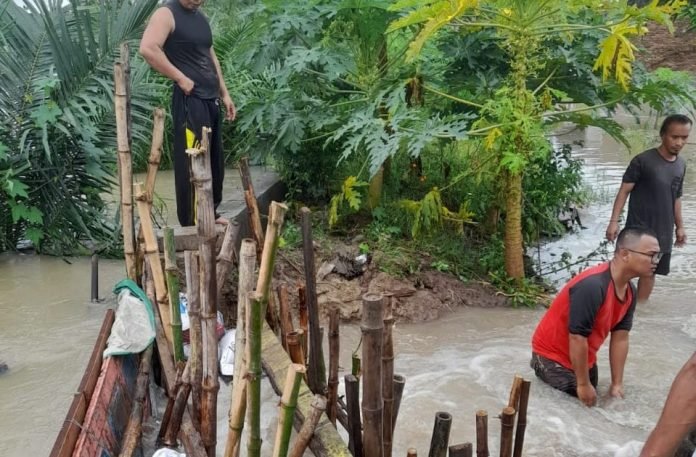 Sungai Batang Kuis Meluap, Rumah Warga di Dua Kecamatan Terendam Banjir