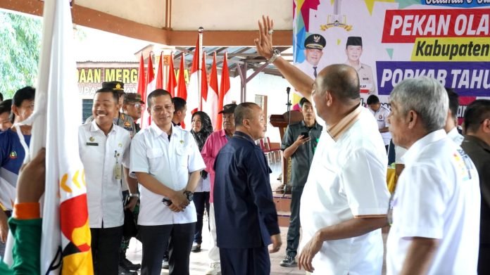 Syah Afandin Buka PORKAB Langkat, Berikut Harapannya