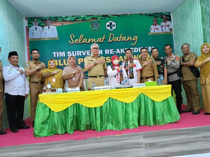 Wabup Dahlan Hadiri Reakreditasi PKM Woha