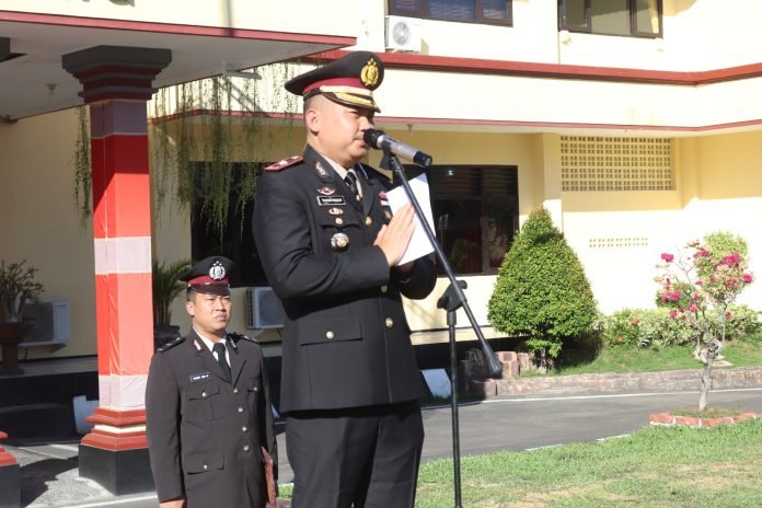 Wakapolres Buleleng Pimpin Upacara Memperingati Hari Bela Negara ke-75 Tahun 2023