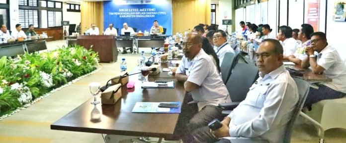 Wakil Bupati Simalungun Hadiri Rapat HLM TPID