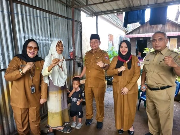 Wali Kota Tanjungbalai Berikan Bantuan Anak Penderita Marasmus Kwashiorkor Malnutris