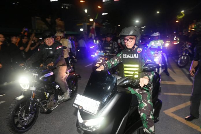 Bersama Forkopimda Monitoring Malam Pergantian Tahun Baru 2024