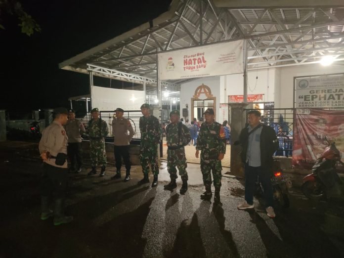 Kompak TNI-Polri Dan Stakeholder Di HST Amankan Perayaan Tahun Baru di Bumi Murakata