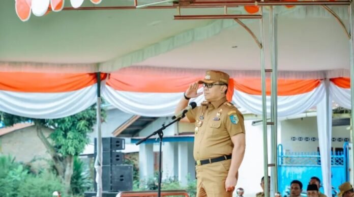Pj Bupati Batu Bara Pimpin Apel Perdana, Ini Arahannya