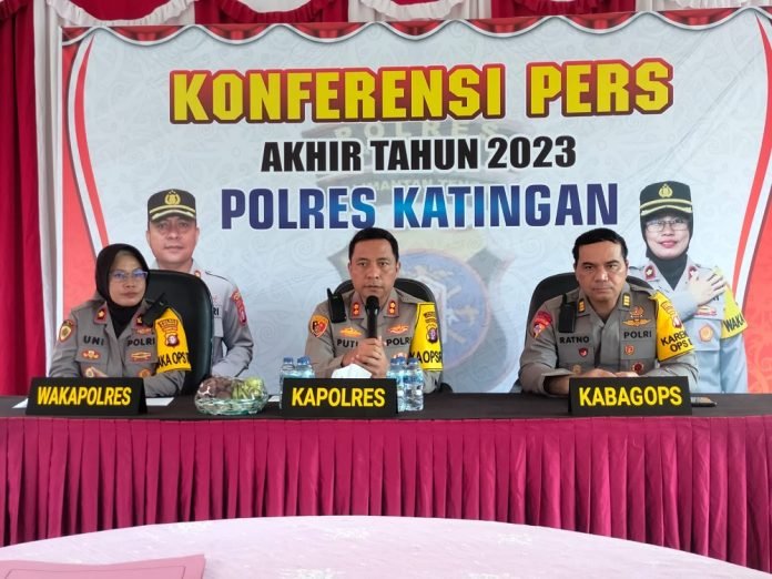Polres Katingan Berhasil Selamatkan Dana 17 Milliar, Kasus Pidana Meningkat 1