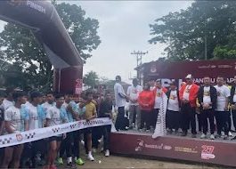 KPU Sumut Gelar Fun Run Sebagai Tanda Masa Tenang Pilkada Serentak 2024