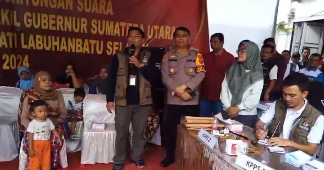 KPU Labusel Gelar Simulasi, Pemungutan dan Penghitungan Suara Pilgub serta Pilbup Berlangsung Aman