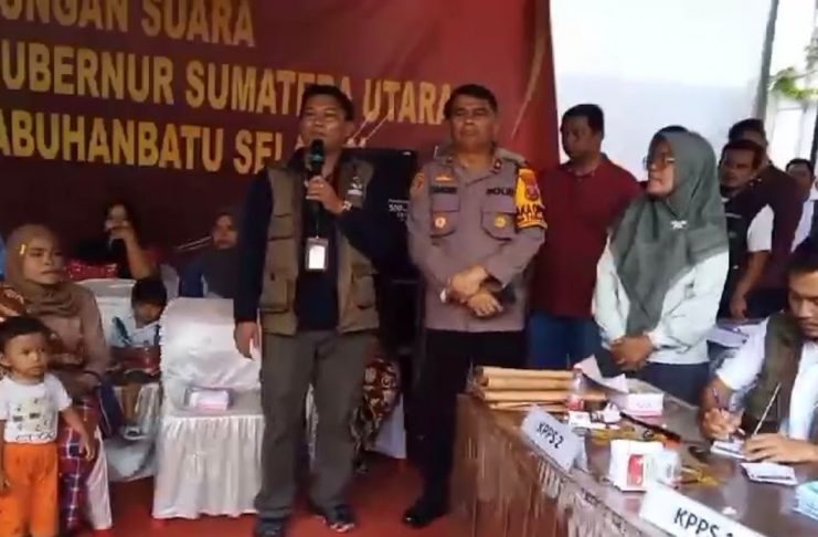 KPU Labusel Gelar Simulasi, Pemungutan dan Penghitungan Suara Pilgub serta Pilbup Berlangsung Aman