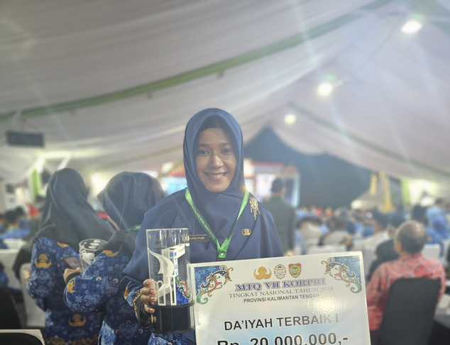 Adila Putri, Guru MAN Tebing Tinggi Raih Juara 1 MTQ Korpri Tingkat Nasional