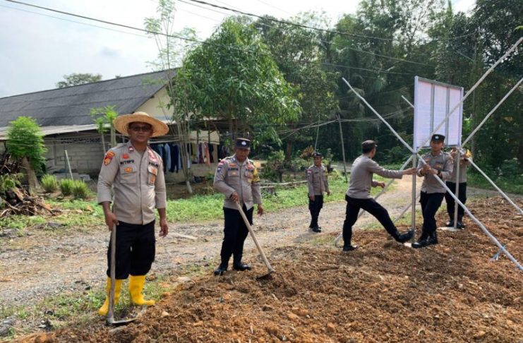 Polres Bintan Dukung Program Ketahanan Pangan