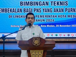 350 PNS Pemko Medan yang Akan Purna Tugas Ikuti Bimtek Pembekalan