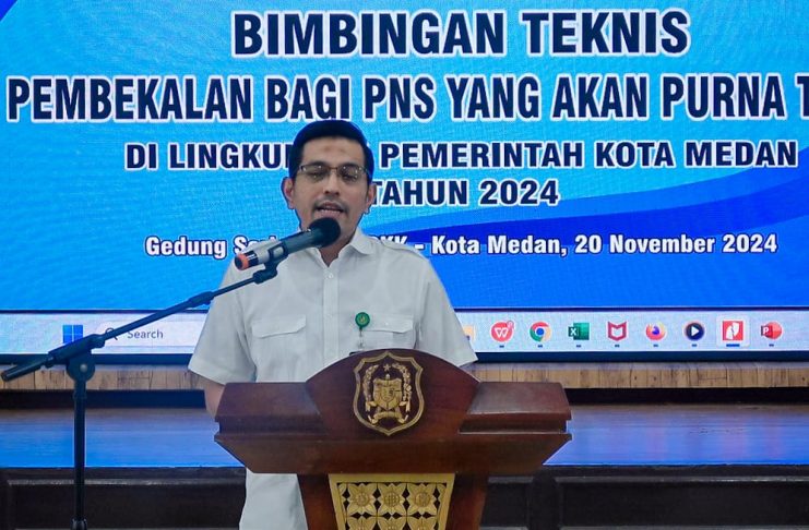 350 PNS Pemko Medan yang Akan Purna Tugas Ikuti Bimtek Pembekalan