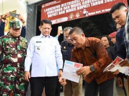 Peluncuran Distribusi Logistik Pilkada, M. Firsada Pastikan Kebutuhan Pemilu Terpenuhi