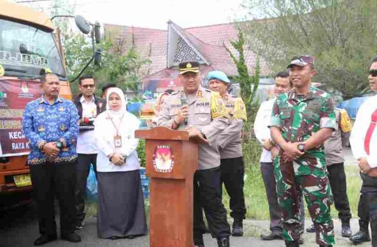 Kapolres Simalungun Awasi Distribusi Logistik Pilkada, 2.007 Kotak Suara Dikirim ke 32 Kecamatan