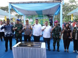 Danyonmarhanlan l Belawan Hadiri Acara Peresmian Taman Kolam Retensi