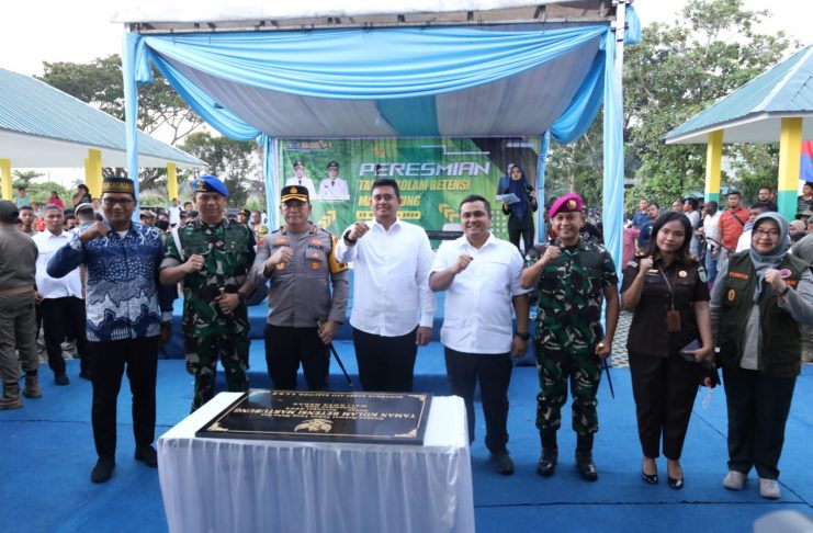 Danyonmarhanlan l Belawan Hadiri Acara Peresmian Taman Kolam Retensi