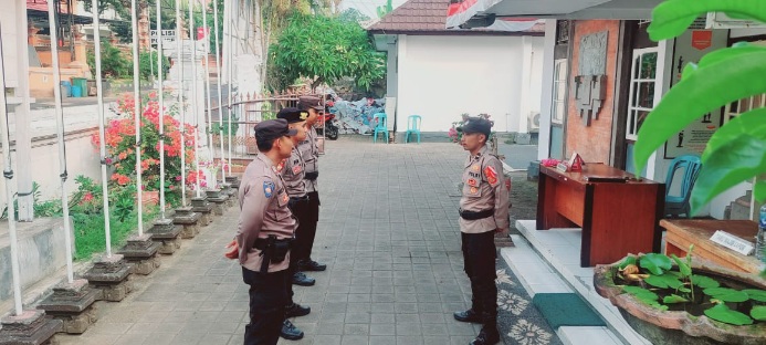 Satgas Preventif Polres Karangasem, Tingkatkan Pengamanan di KPU Saat Tahapan Rekapitulasi Suara Pilkada 2024