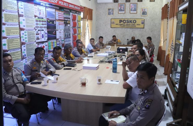 Polres Simalungun Siap Amankan Pungut & Hitung Suara Pilkada Serentak 2024, Dapatkan Arahan Kapolda Sumut