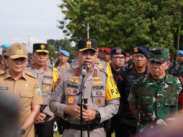 Pj Gubernur Agus Fatoni dan Forkopimda Sumut Lepas Personel Pengamanan TPS