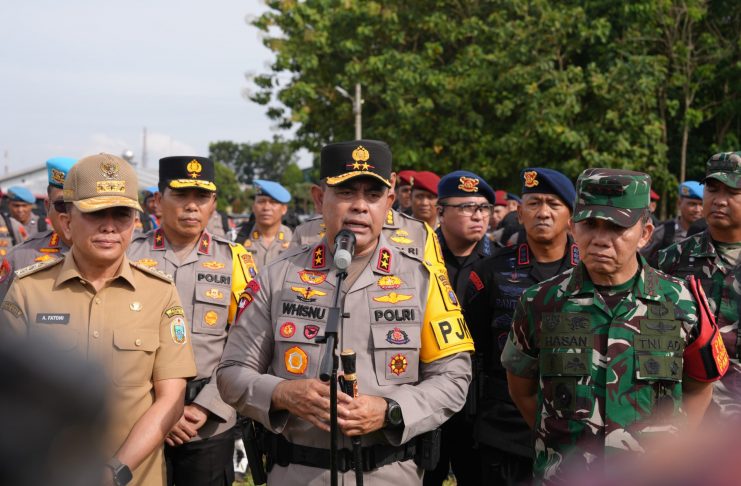 Pj Gubernur Agus Fatoni dan Forkopimda Sumut Lepas Personel Pengamanan TPS