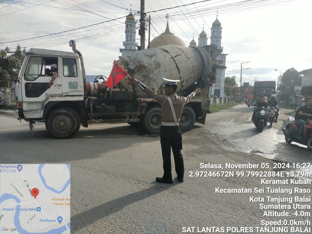 Sat Lantas Polres Tanjung Balai  Tekan Angka Kecelakaan dan Pelanggaran Lalu Lintas