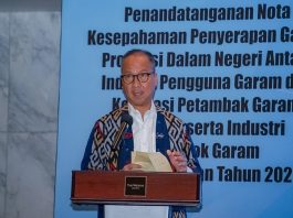 Serap Produksi Dalam Negeri, Kemenperin Fasilitasi MoU Petambak Garam-Industri