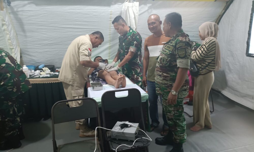 TNI Gelar Bakti Sosial: Babinsa Koramil 0201-06/MS Dampingi Warga di Medan Sunggal