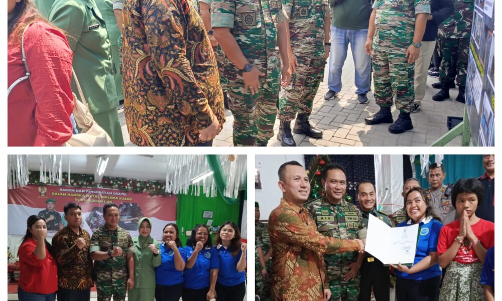 Pangdam I/BB Gelar Bakti Sosial di Medan Sunggal, Santuni Panti Asuhan dan Masyarakat
