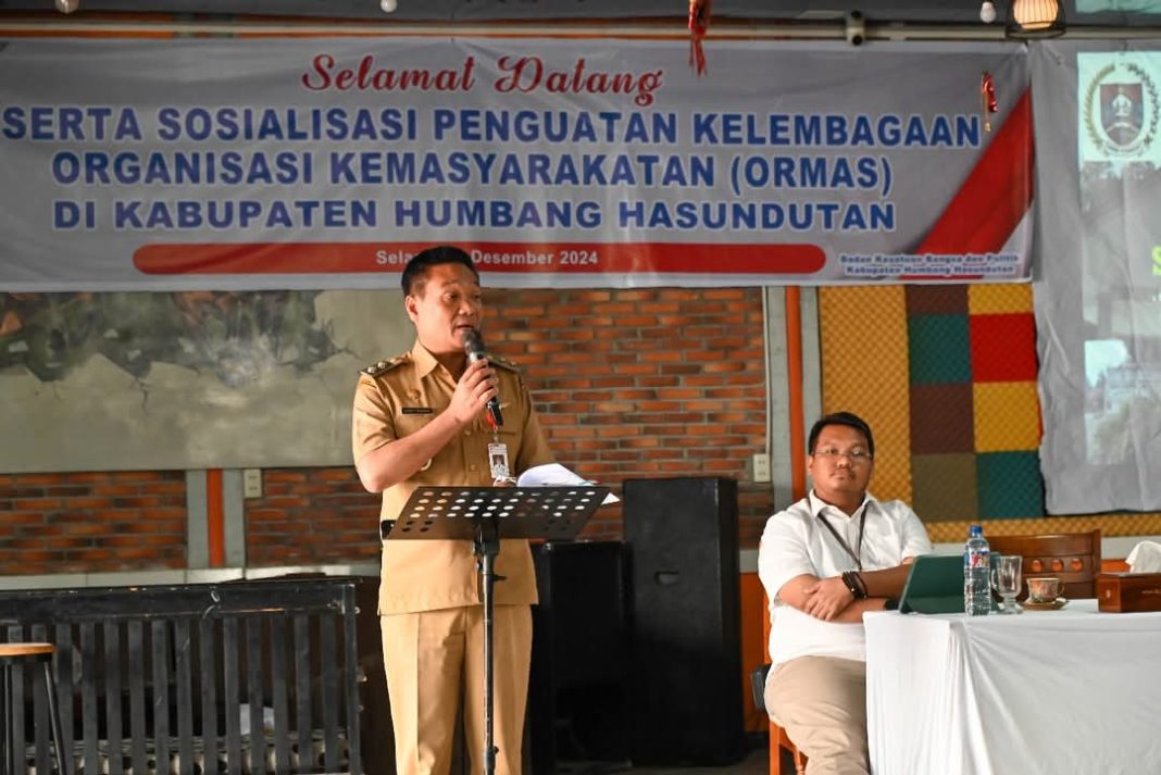 Wakil Bupati Humbahas: Ormas Memiliki Peran Strategis Mangayomi Masyarakat