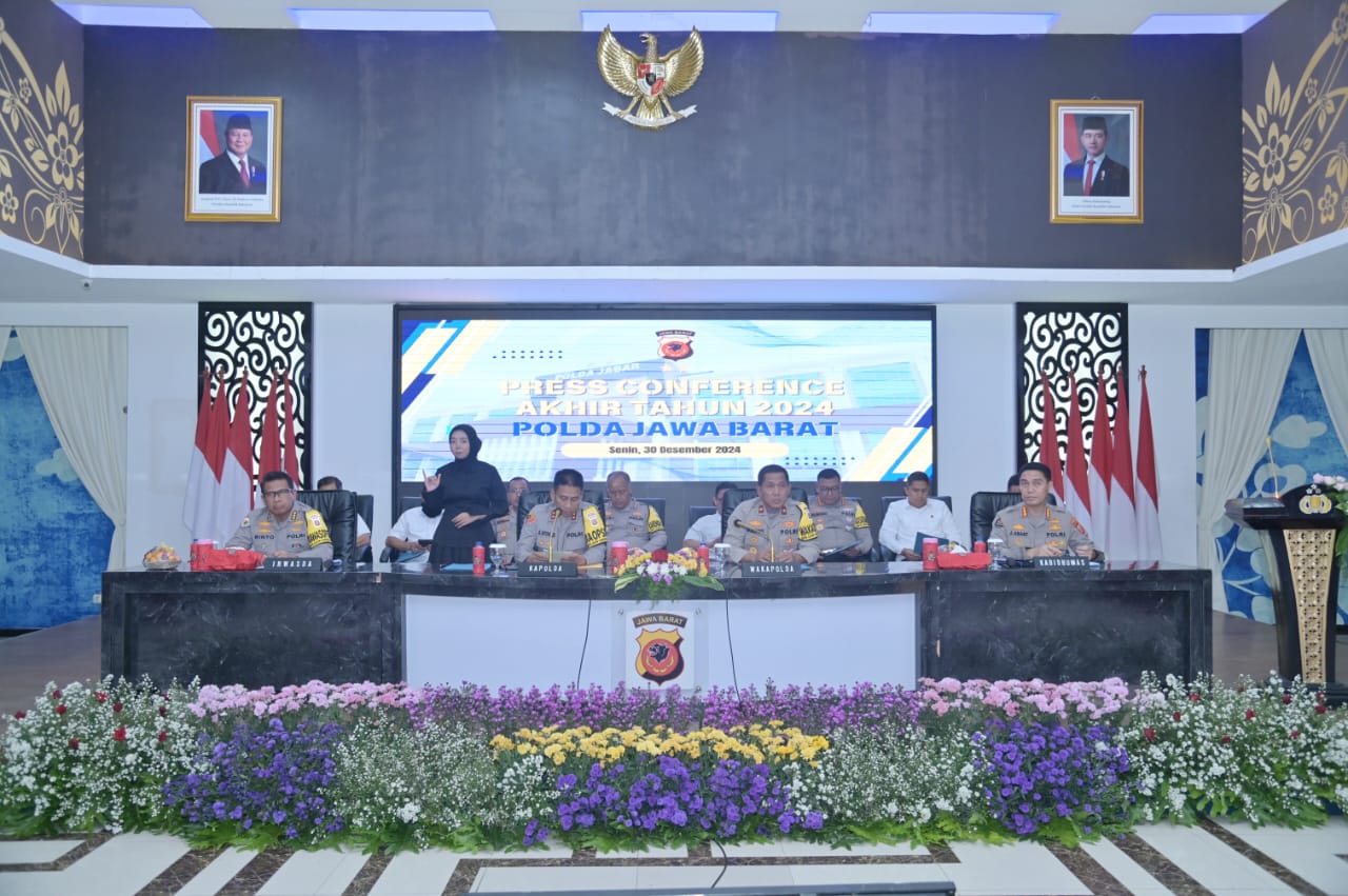 Kapolda Jabar Pimpin Rilis Akhir Tahun 2024 Polda Jabar