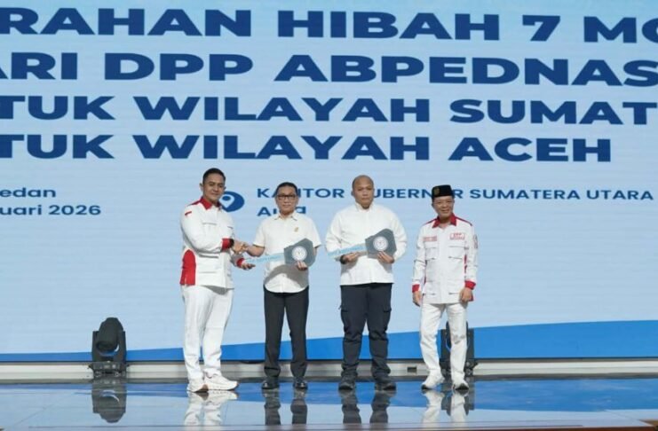 DPP ABPEDNAS Indonesia Hibahkan 7 Unit Kendaraan Operasional untuk Kejaksaan di Aceh dan Sumatera Utara