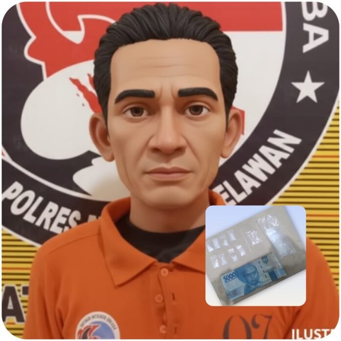 Pengedar Sabu di Jalan Rawe 6 Berhasil diamankan Satnarkoba Polres Belawan