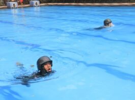 Prajurit Batalyon Roket 1 Marinir TNI AL Laksanakan LPD TW I Materi Renmil