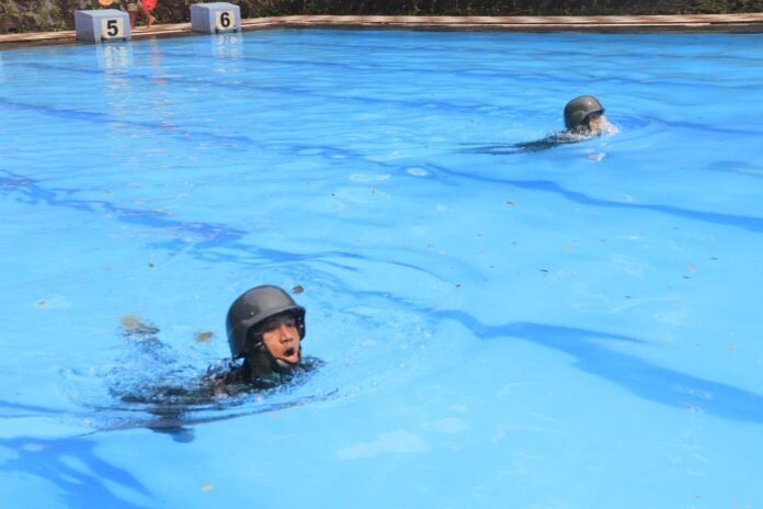 Prajurit Batalyon Roket 1 Marinir TNI AL Laksanakan LPD TW I Materi Renmil