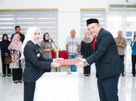 Bupati Labuhanbatu Lantik 71 Pejabat Eselon III dan IV