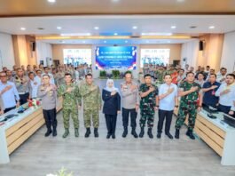 Komandan Pasmar 2 Ikuti Rakor Lintas Sektoral Ops Ketupat Semeru 2026