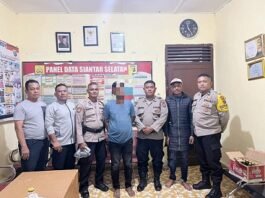 Polsek Siantar Selatan Terima Penyerahan Terduga Pelaku Pencurian Lalu Serahkan ke Polsek Panei Tongah