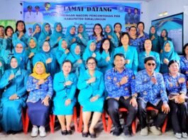 Bandar Tinggi Disiapkan jadi Nagori Percontohan, PKK Simalungun Tekankan Disiplin Administrasi