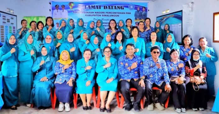 Bandar Tinggi Disiapkan jadi Nagori Percontohan, PKK Simalungun Tekankan Disiplin Administrasi