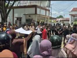 Ribuan Warga Terdampak Banjir Aceh Timur Gelar Aksi Unjuk Rasa